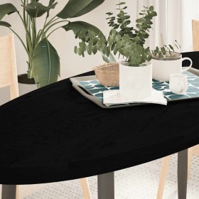 Tablero de mesa ovalado madera maciza de roble 140x60x4 cm Tablero de mesa ovalado madera maciza de roble 140x60x4 cm