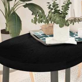 Tablero de mesa ovalado madera maciza de roble 100x50x4 cm Tablero de mesa ovalado madera maciza de roble 100x50x4 cm