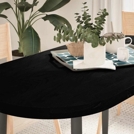 Tablero de mesa ovalado madera maciza de roble 120x60x4 cm en Tableros para mesas | Comprar online en Foro24