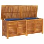 Caja de almacenaje de jardín madera maciza acacia 150x50x56 cm