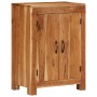 Aparador de madera maciza de acacia 55x35x75 cm