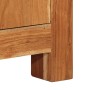 Aparador de madera maciza de acacia 55x35x75 cm