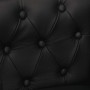Sillón de cuero auténtico negro