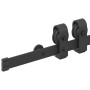Kit de herrajes para puertas correderas acero negro 200 cm