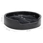 Cama para perros felpa y cuero sintético negra 79x70x19 cm de vidaXL, Camas para perros - Ref: Foro24-171262, Precio: 60,72 €...