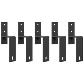 Soportes derivación puerta granero 5 piezas para rieles planos