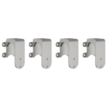 Soportes derivación puerta granero 4 unidades