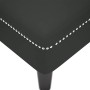 Tumbona con almohada y reposabrazo derecho terciopelo negro