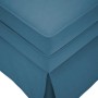 Chaise longue respaldo reposabrazos derecho terciopelo azul