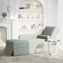 Chaise longue respaldo apoyabrazos derecho terciopelo
