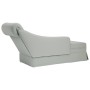 Chaise longue respaldo apoyabrazos derecho terciopelo