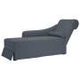 Chaise longue respaldo reposabrazos derecho terciopelo en Divanes | Comprar online en Foro24