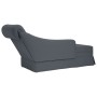 Chaise longue respaldo reposabrazos derecho terciopelo