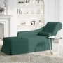 Chaise longue respaldo reposabrazos derecho terciopelo