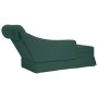 Chaise longue respaldo reposabrazos derecho terciopelo