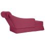 Chaise longue respaldo reposabrazos derecho terciopelo