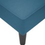 Chaise longue con reposabrazos derecho terciopelo azul