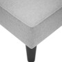 Chaise longue con reposabrazos derecho tela gris nube