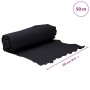 Membrana geotextil fibra de poliéster negro 1x10 m