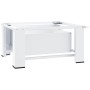 Soporte pedestal para lavadora con cajón blanco