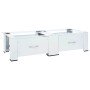 Soporte pedestal doble para lavadora con cajones blanco