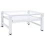 Soporte pedestal para lavadora con estante extraíble blanco en Accesorios para lavadoras y secadoras | Comprar online en Foro24