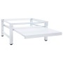 Soporte pedestal para lavadora con estante extraíble blanco