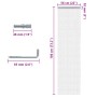 Mosquitera de cadena para puerta aluminio 56x186 cm en Mosquiteras para ventanas | Comprar online en Foro24