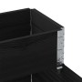 Arriate elevado de 3 niveles madera maciza pino negro 120x80 cm en Maceteros y jardineras | Comprar online en Foro24