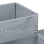 Arriate elevado de 3 niveles madera maciza pino gris 120x80 cm en Maceteros y jardineras | Comprar online en Foro24