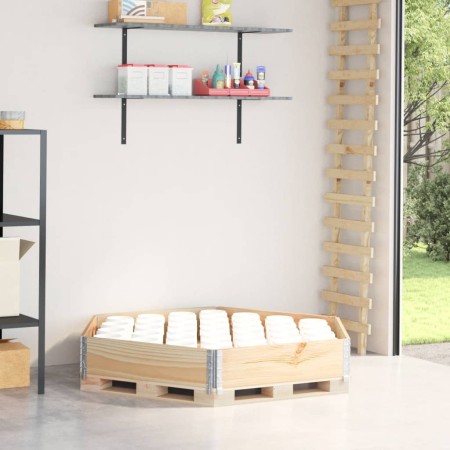 Arriate elevado hexagonal madera maciza de pino 160x160 cm