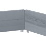 Arriate elevado hexagonal madera maciza de pino gris 160x160 cm en Maceteros y jardineras | Comprar online en Foro24