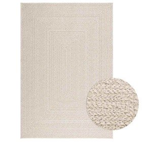 Alfombra ZIZUR apariencia yute interior exterior crema