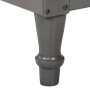 Sillón de cuero de cabra auténtico gris