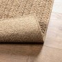Alfombra ZIZUR aspecto yute interior/exterior beige 140x200 cm