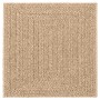 Alfombra ZIZUR aspecto yute interior/exterior beige 200x290 cm