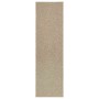 Alfombra ZIZUR apariencia yute interior exterior beige 80x250cm