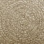 Alfombra ZIZUR aspecto yute interior/exterior beige Ø 120 cm