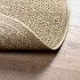 Alfombra ZIZUR aspecto yute interior/exterior beige Ø 120 cm