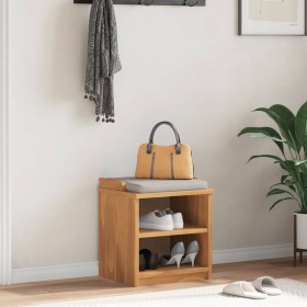 Banco de recibidor SANDNES madera maciza de pino 45x40x50 cm