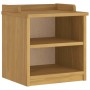 Banco de recibidor SANDNES madera maciza de pino 45x40x50 cm