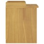 Banco de recibidor SANDNES madera maciza de pino 45x40x50 cm