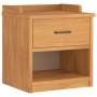 Banco de recibidor SANDNES madera maciza de pino 45x40x50 cm