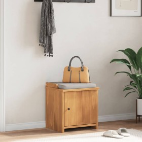Banco de recibidor SANDNES madera maciza de pino 45x40x50 cm