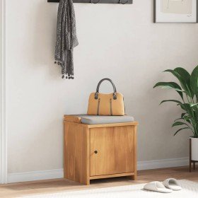 Banco de recibidor SANDNES madera maciza de pino 45x40x50 cm