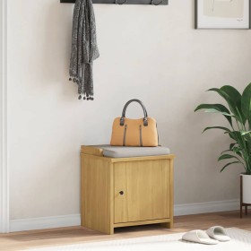Banco de recibidor SANDNES madera maciza de pino 45x40x50 cm