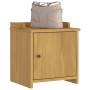 Banco de recibidor SANDNES madera maciza de pino 45x40x50 cm