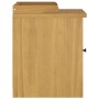 Banco de recibidor SANDNES madera maciza de pino 45x40x50 cm