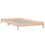 Solid pine wood stackable bed 90x200 cm by vidaXL, Beds and slatted bases - Ref: Foro24-820392, Price: 108,42 €, Discount: %