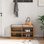 Banco de recibidor SANDNES madera maciza de pino 87x40x50 cm